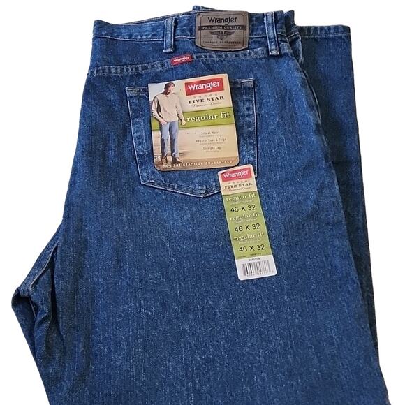 Wrangler 46x32 Regular Fit Jeans, NWT - Picture 1 of 9